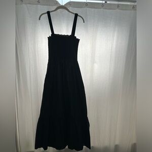 Hill House Home Sz XL - Anjuli Nap Dress Black Cotton
